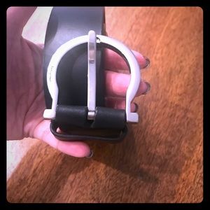Ferrágamo black leather belt